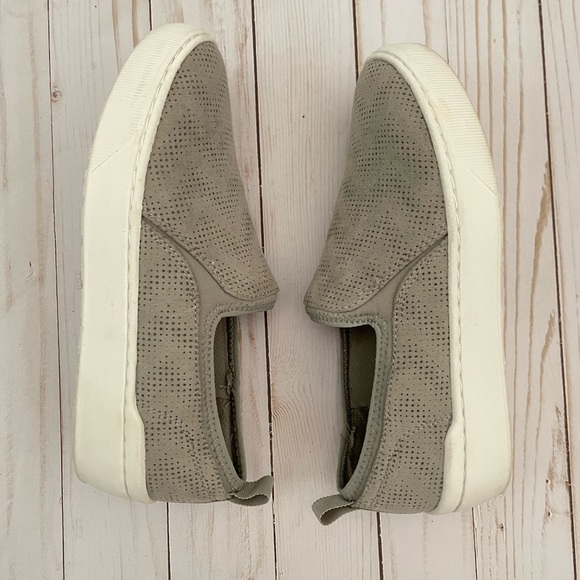 DR. SCHOLL’S Gray Suede Slip On Loafers - Picture 9 of 11